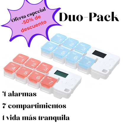 Tabletero de medicamentos con alarma integrada